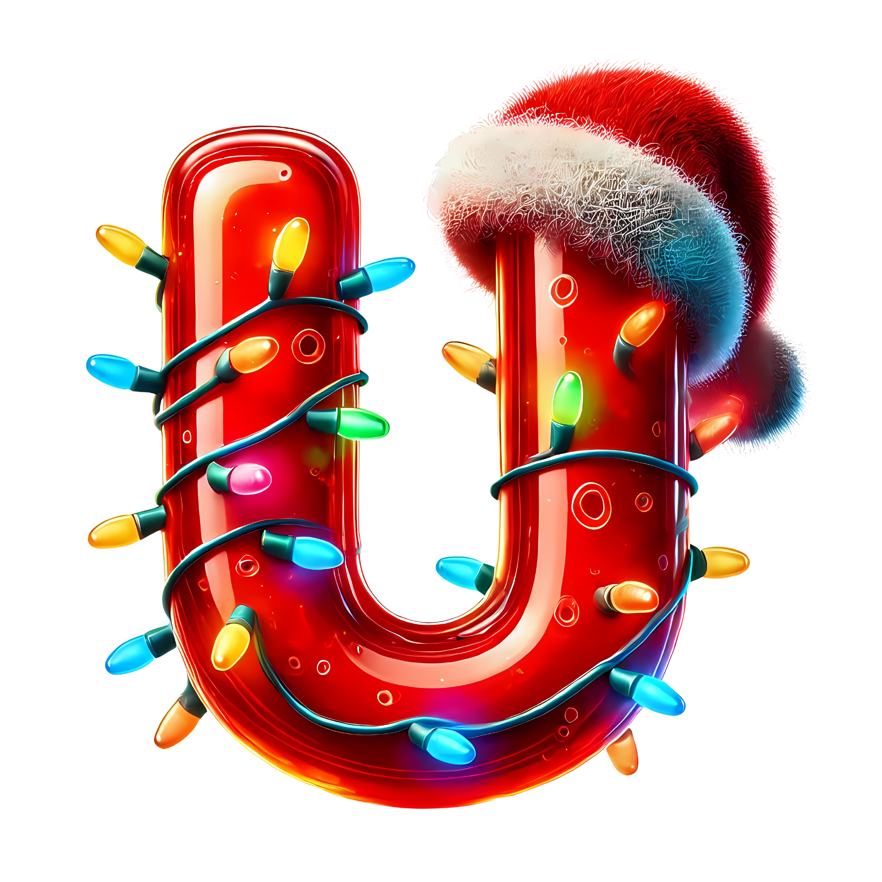 Motive " Christmas BUCHSTABEN Rot " Buchstaben Auswahl für Druck